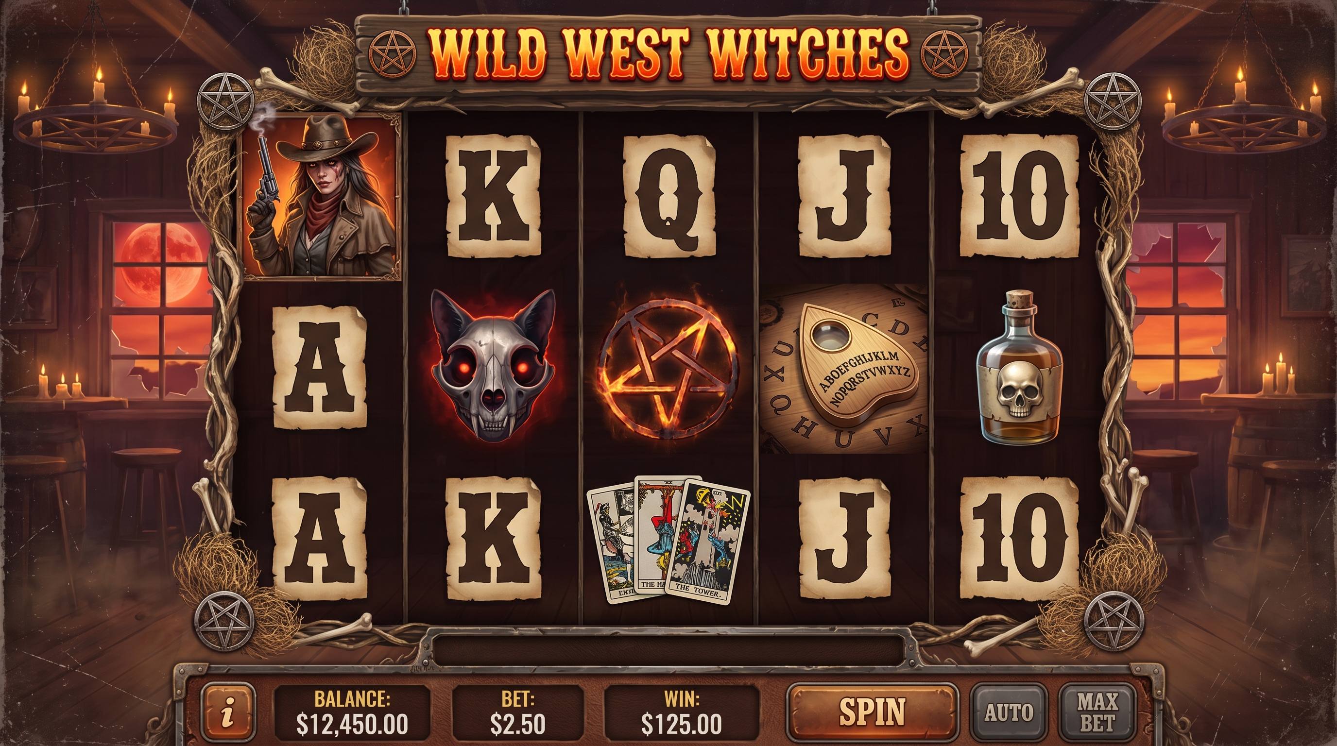 Wild West Witches — Occult Western slot game